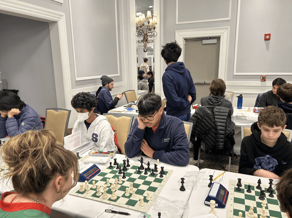 Inside the Girls Club Room at the K-12 Chess Champs